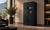Armoire de sécurité connectée en acier inoxydable ValSafe — vue produit 4